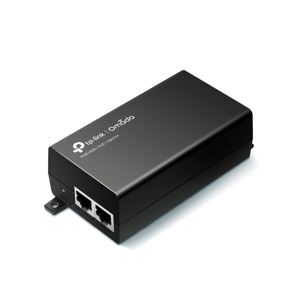 TP-Link POE160S PoE-Injektor 30 W – IEEE 802.3af/at – Gigabit Ethernet, RJ-45×2 – Schwarz