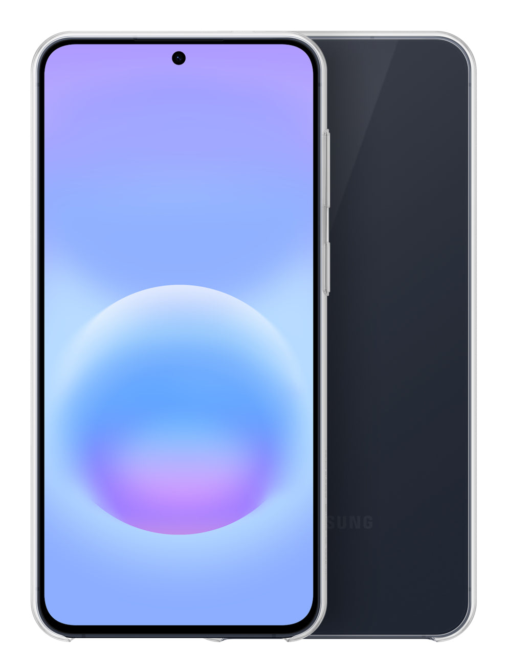 Samsung Backcover – für Samsung Galaxy A55 5G, PU, Transparent, Anti-Fingerprint, Schutz vor Vergilbung