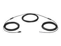 Logitech 939-001490 – Verlängerungskabel 15 m – 2× 6-poliger Mini-DIN (männlich), für Logitech Group