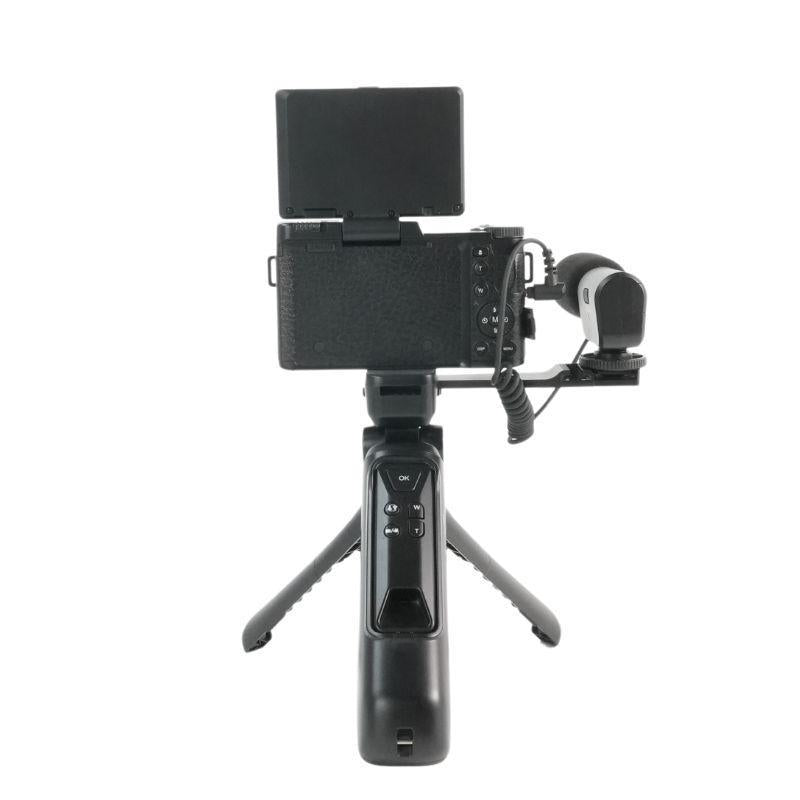 AgfaPhoto Realishot VLG-4K – Vlogging-Kamera, 4K, Klapp-Display, 3,0" Display, Schwarz