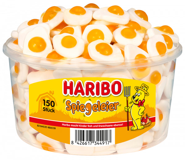 Haribo Spiegeleier Fruchtgummi – 150 Stück, 975 g