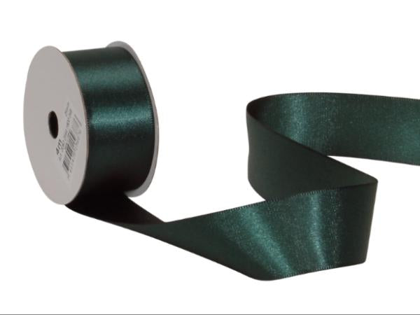 Spyk Geschenkband Satin Dunkelgrün – 25 mm × 4 m
