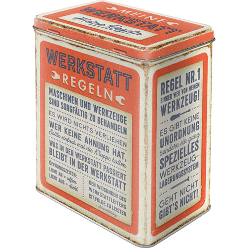 Nostalgic Art Vorratsdose 3 L, 14 × 10 × 20 cm, Metall, Mehrfarbig