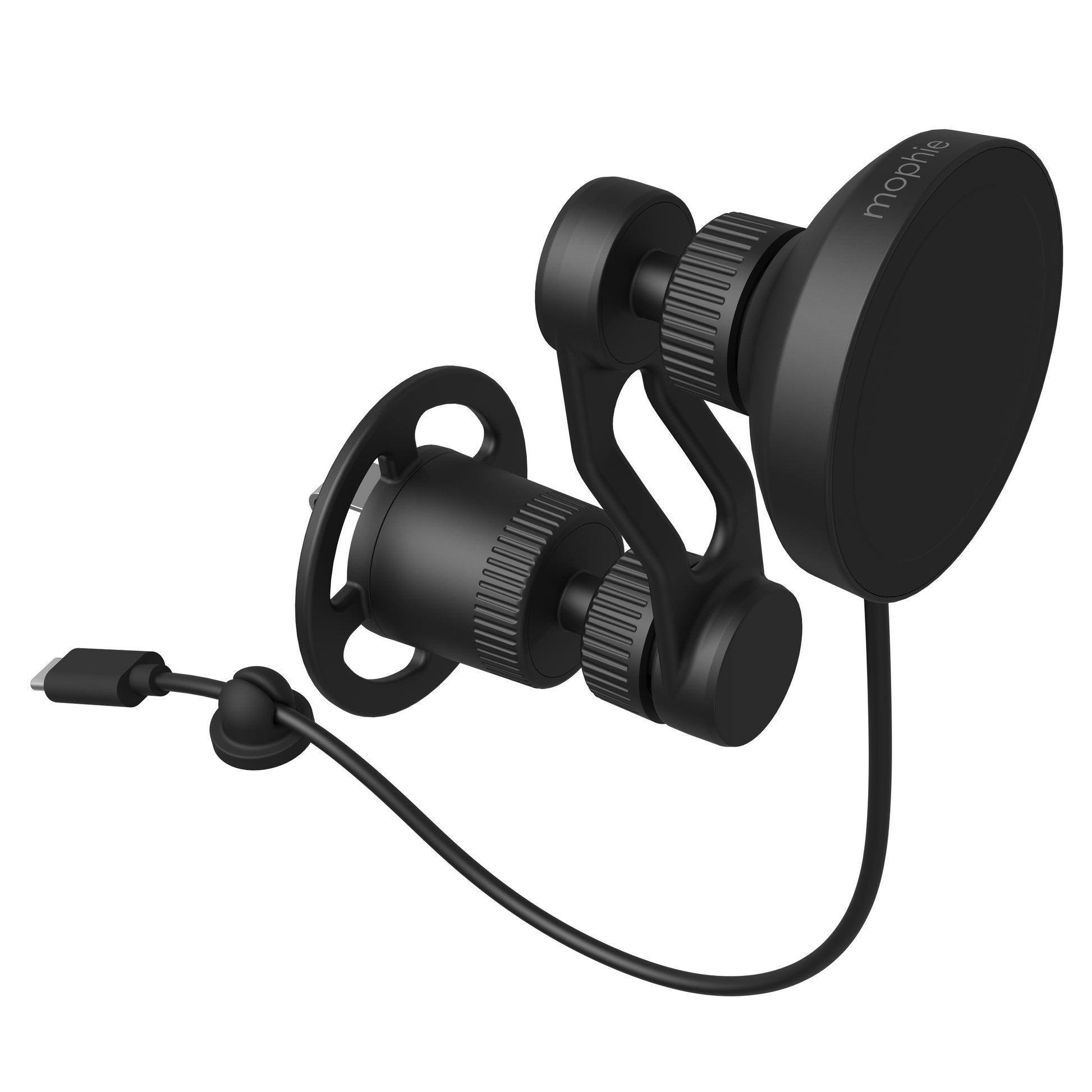 mophie Ventmount Snap+ Ladegerät (Qi2) – 15 W – für Qi2- und MagSafe-kompatible Smartphones
