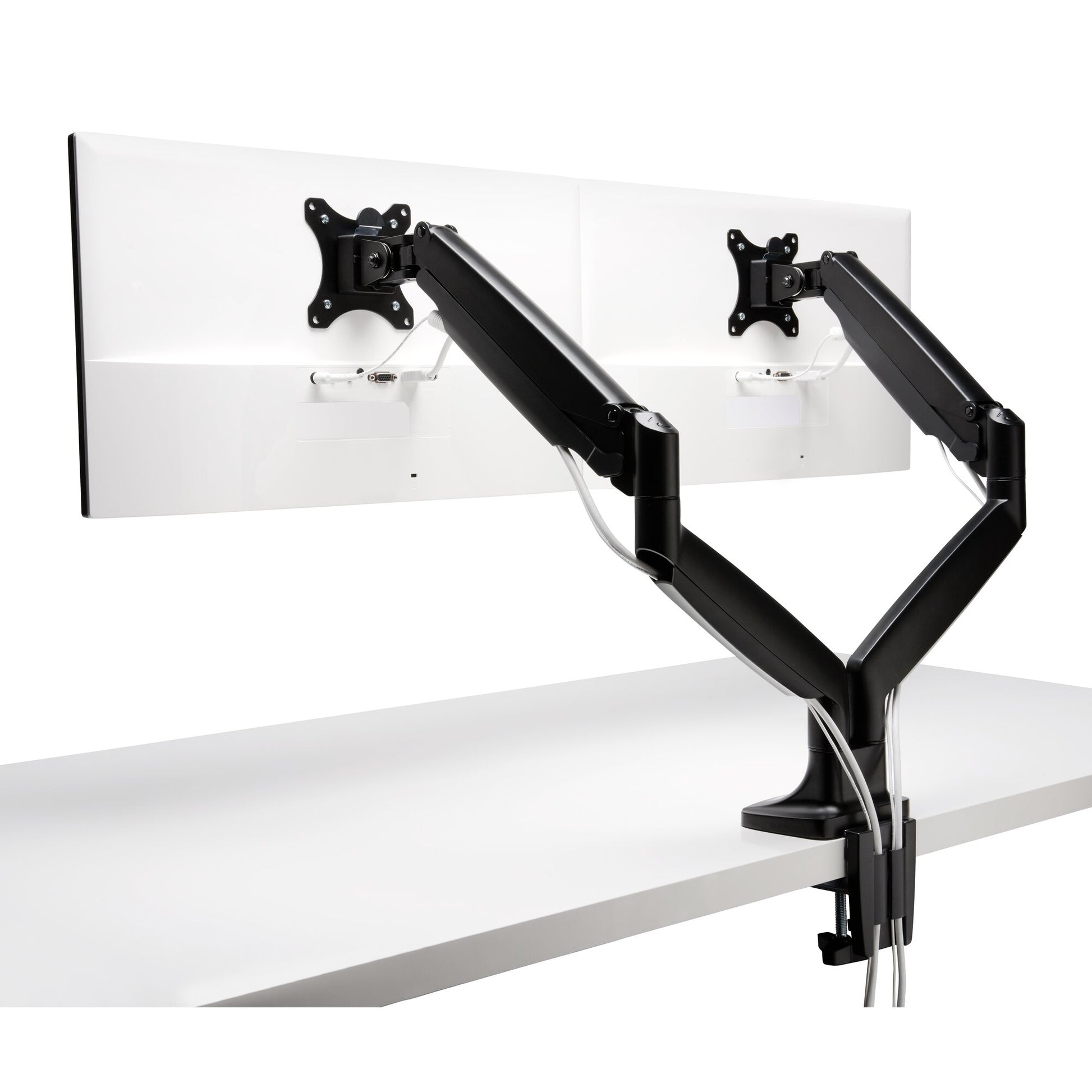 Kensington One Touch SmartFit – Monitorarm, 2 Monitore, Tischklemme, bis 34", VESA 75 × 75/100 × 100 mm, 9 kg