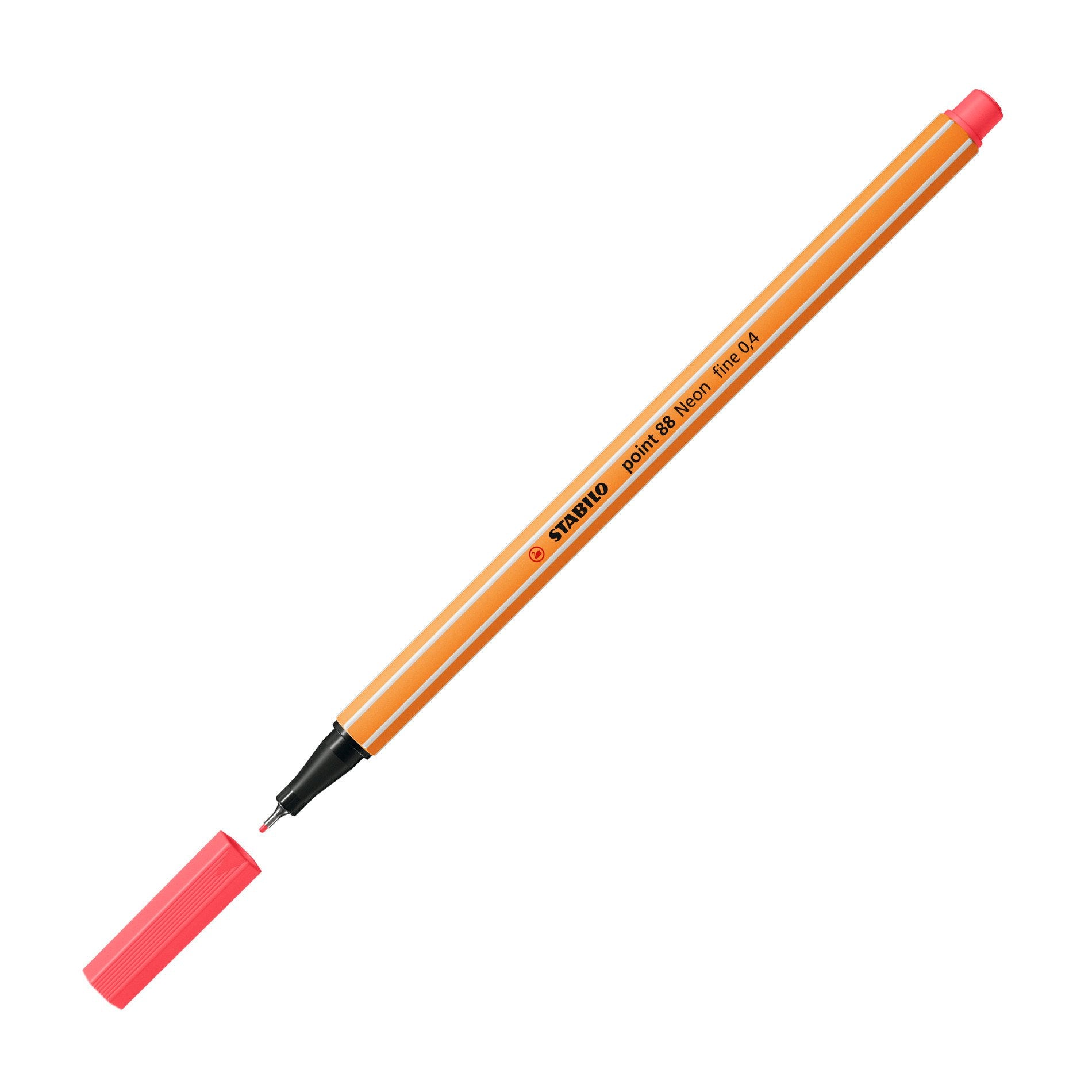 STABILO point 88 Fineliner 0,4 mm – rot