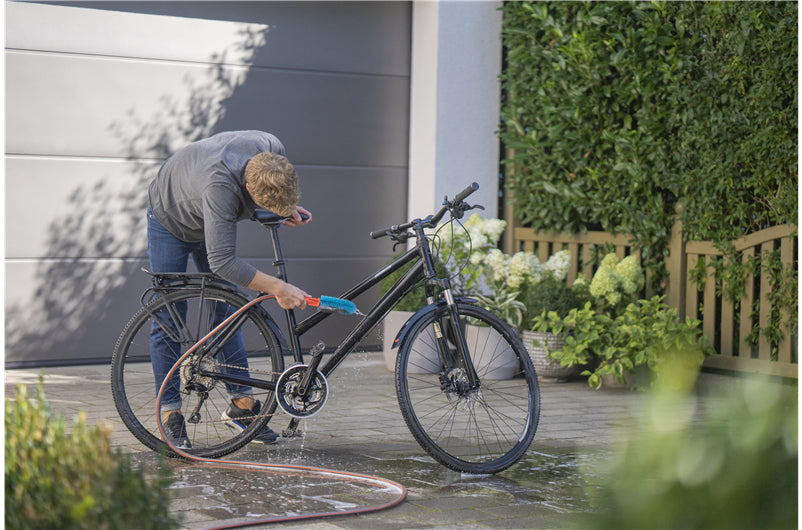 Gardena Fahrradbürste – 29,4×7,4×5,7 cm, schwarz/grün/grau/orange, 1 Stück
