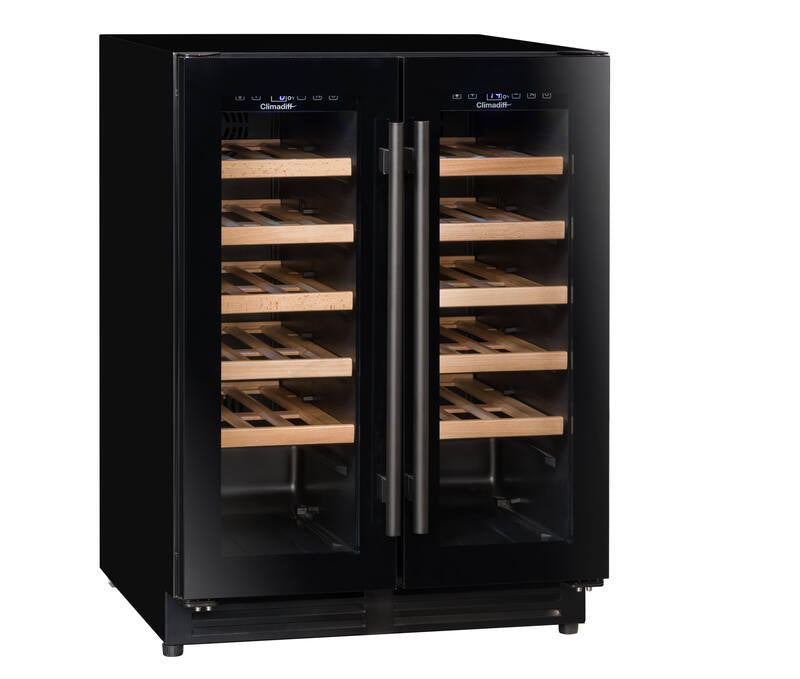 Climadiff Weinkühlschrank CBU40D1B – 120 l, 240 V, Kompressor, Energieeffizienzklasse F