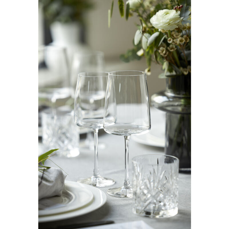 Lyngby Glas Lyngby Trinkglas Melodia – 6er Set, 230 ml, H 8,5 cm, Kristallglas, Transparent, spülmaschinenfest