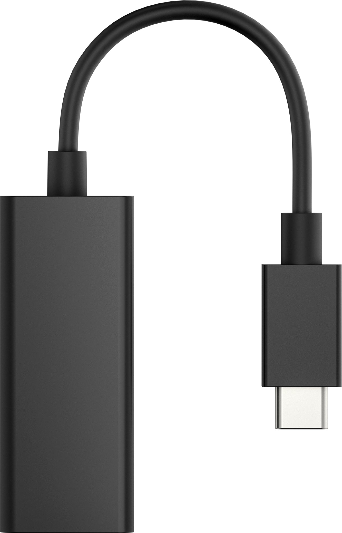 HP Netzwerkadapter USB-C zu RJ-45 – 1 Gbit/s, 0,1 m, für Windows 10/11, ChromeOS, Schwarz