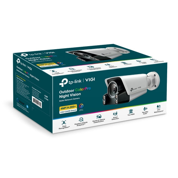 TP-Link VIGI C340S Bullet – 4MP – 4,0 mm – IP67