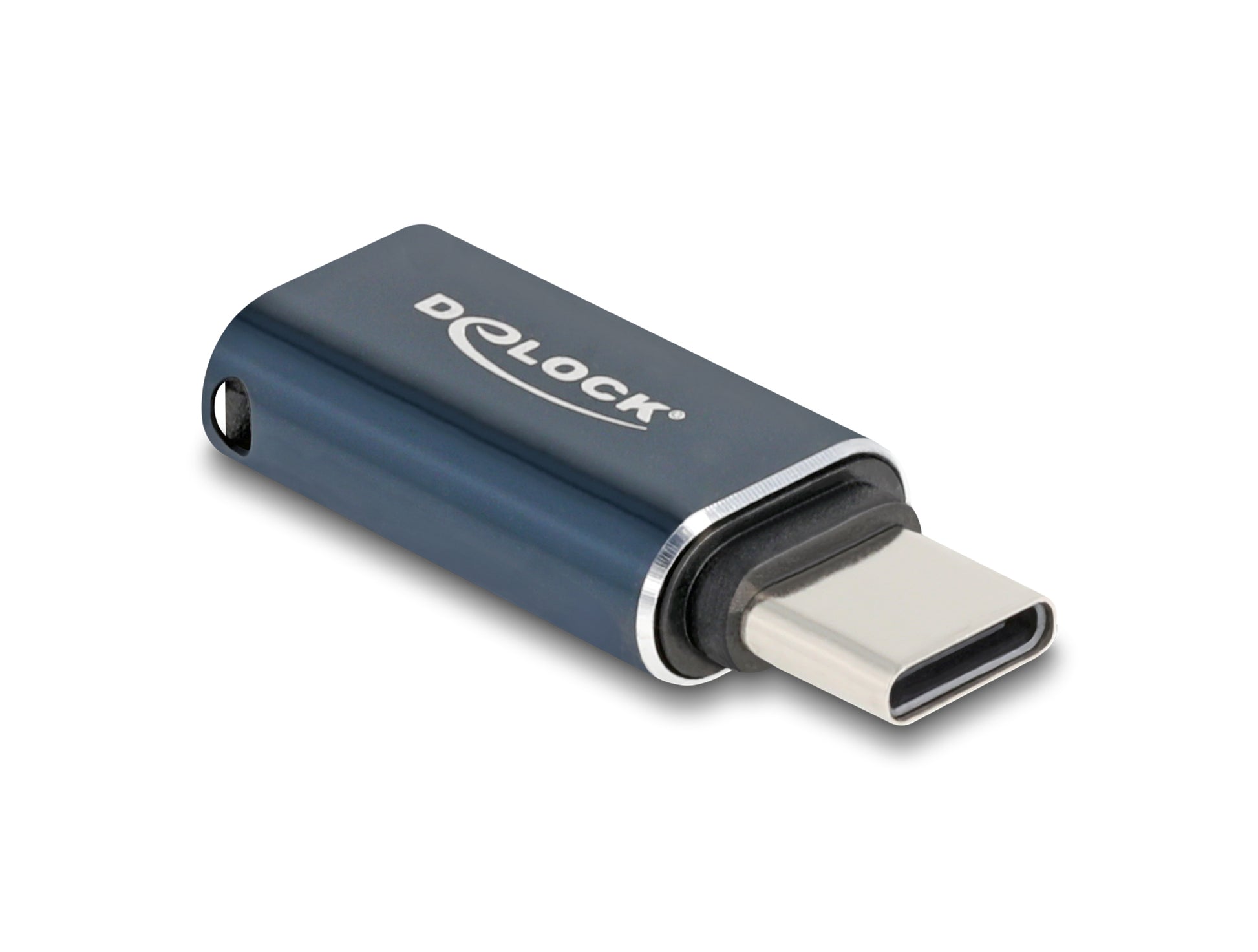DeLOCK 60688 Adapter USB-C zu Lightning – USB 2.0 (480 Mbit/s), PD 35 W, 1 Stück, Anthrazit