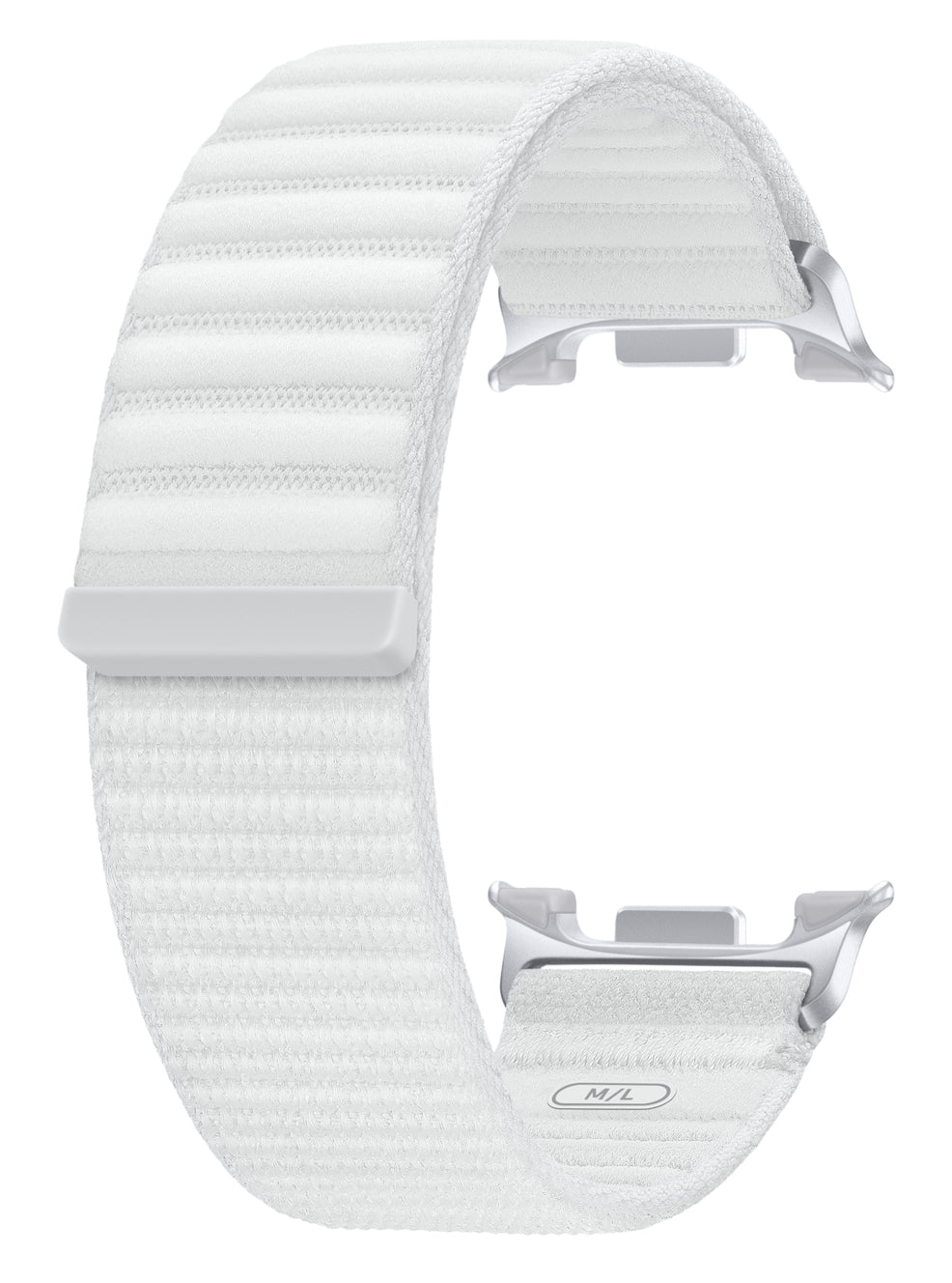 Samsung Watch 8 Fabric – Armband – für Samsung Galaxy Watch 8, Weiss, Grösse M/L, Nylon