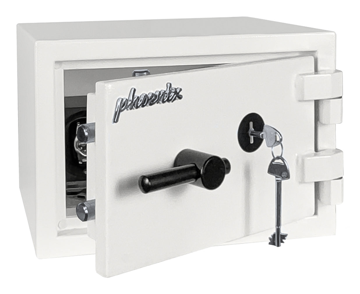 Phoenix Safe Co. Phoenix Tresor SS1451K – Schlüsselschloss – 370 × 310 × 250 mm – Bodenmontage – Weiss