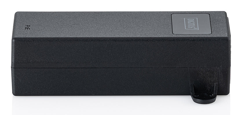Digitus PoE-Injektor – Gigabit, IEEE 802.3bt PoE++ (4PPoE), 60 W, 2× RJ-45, bis 100 m, Schwarz