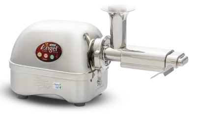 Angel Saftpresse 5500 – 1 l, 180 W, Edelstahl, spülmaschinenfest – Silber