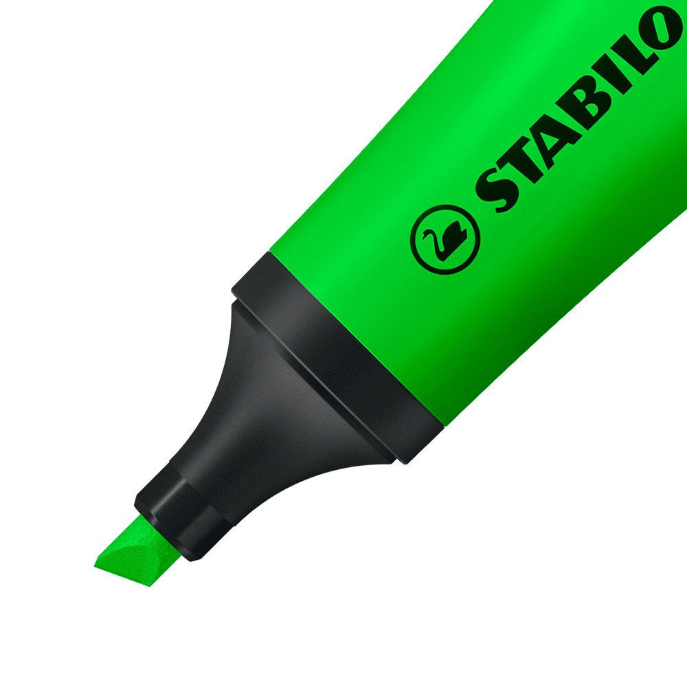 STABILO Textmarker Grün – Keilspitze, 2–5 mm