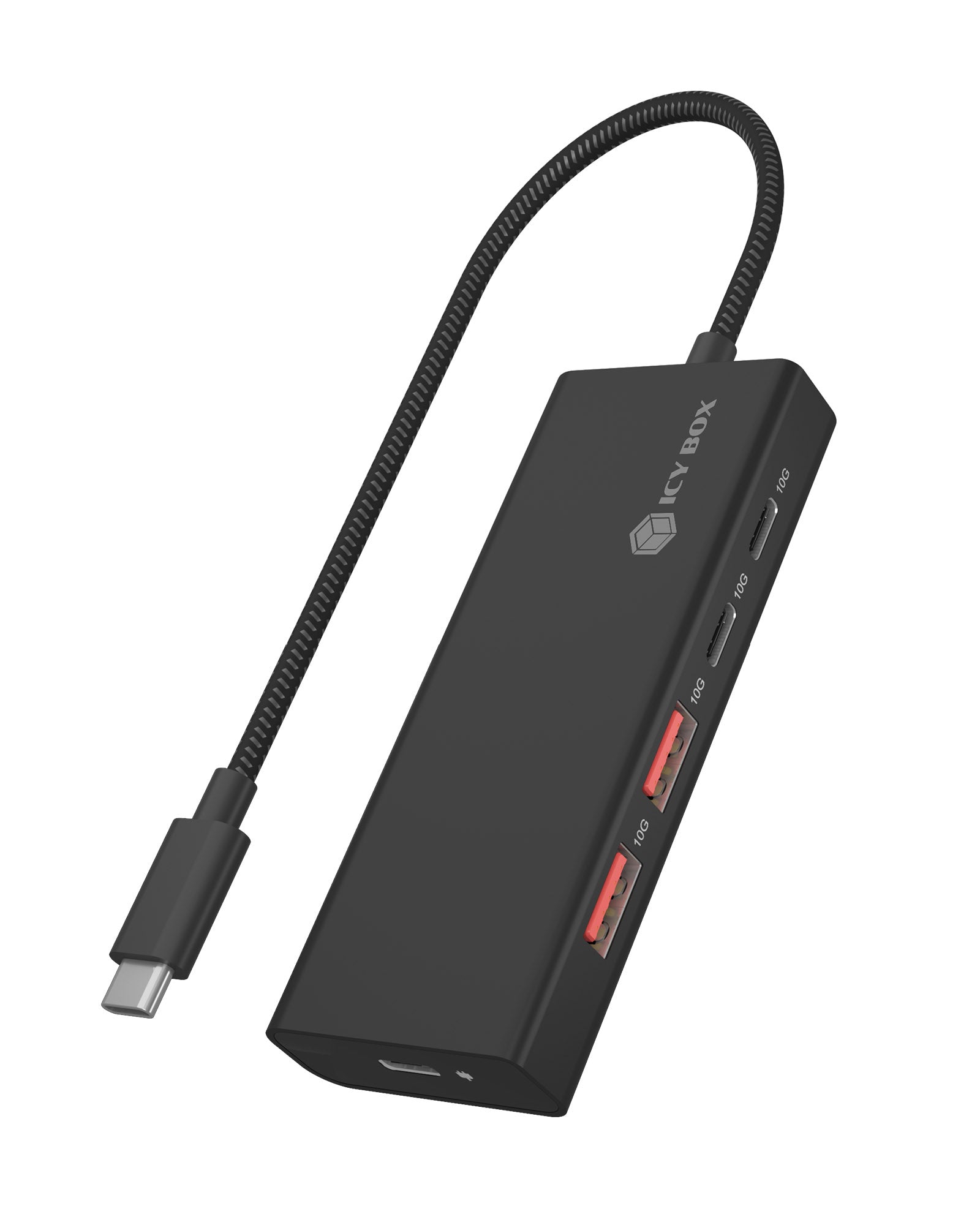 ICY BOX IB-HUB1436-CPD USB-Hub – USB-C, 2× USB-A, 2× USB-C, 100 W PD, für Windows/Mac
