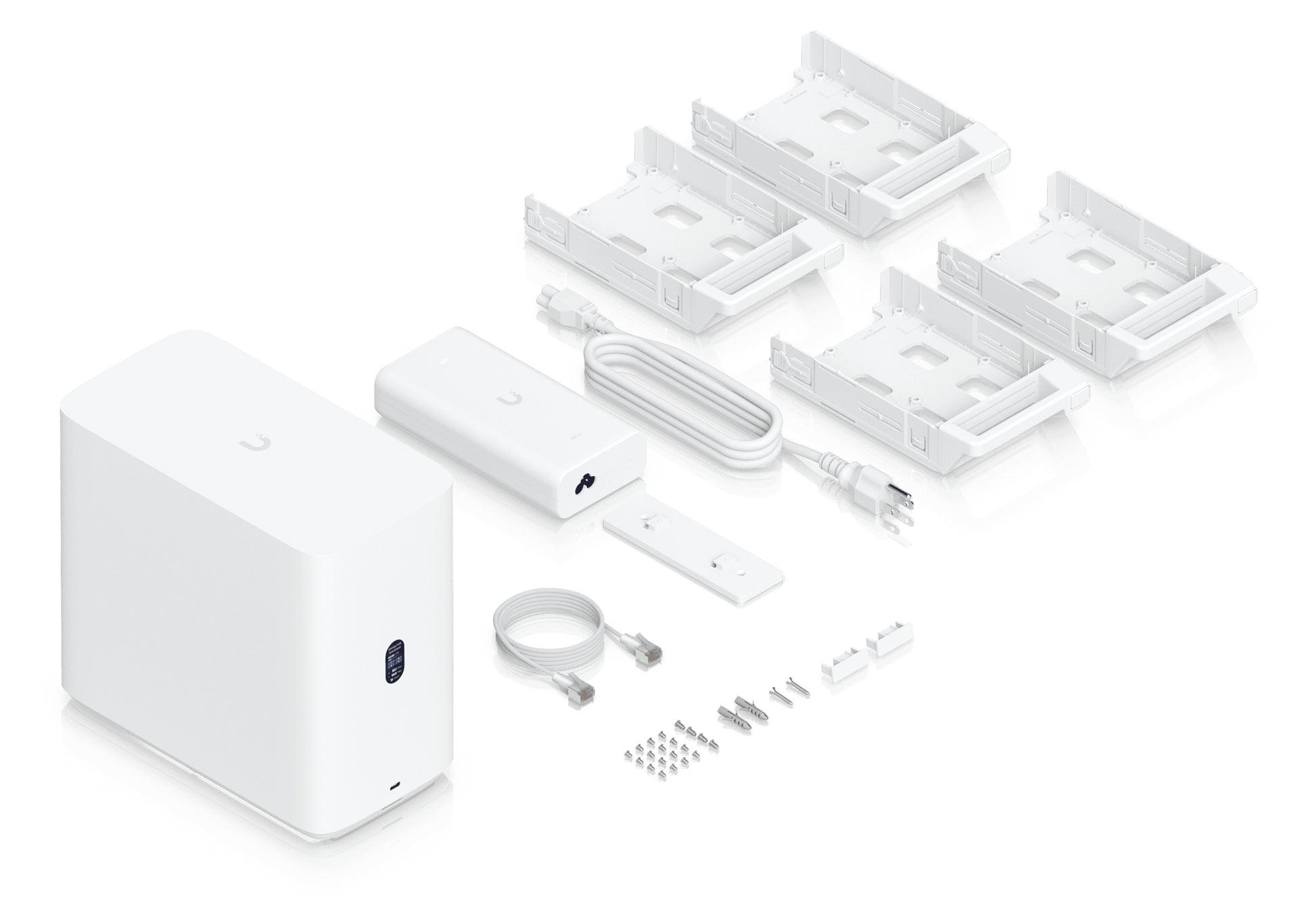 Ubiquiti UniFi Network Attached – 4-Bay Desktop NAS – ARM Cortex-A57, 4 GB RAM, 2,5GbE, für 2,5"/3,5" HDD/SSD