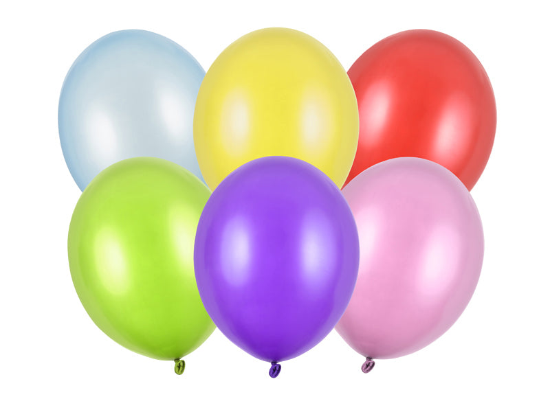 PartyDeco Luftballons – mehrfarbig – Ø 30 cm – Latex – 50 Stk