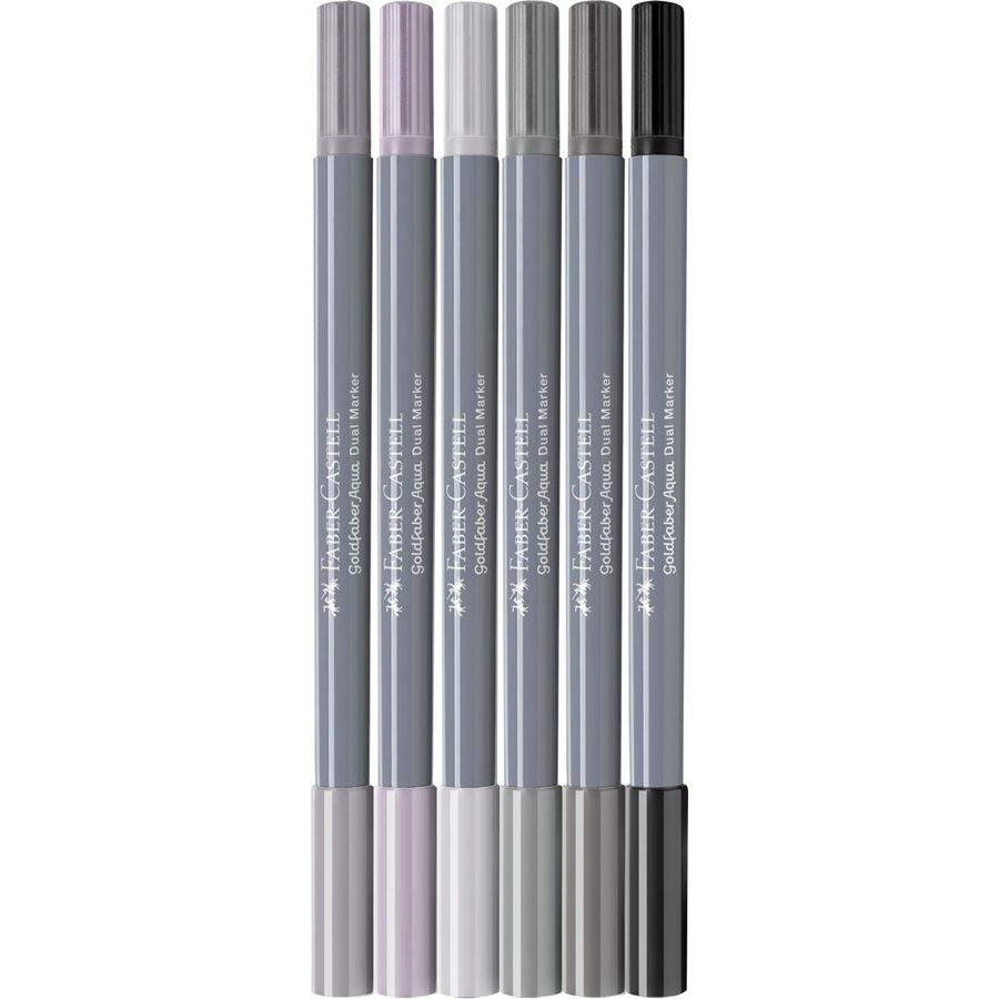 Faber-Castell Goldfaber Fineliner – 6er-Set – 6 Farben, sortiert