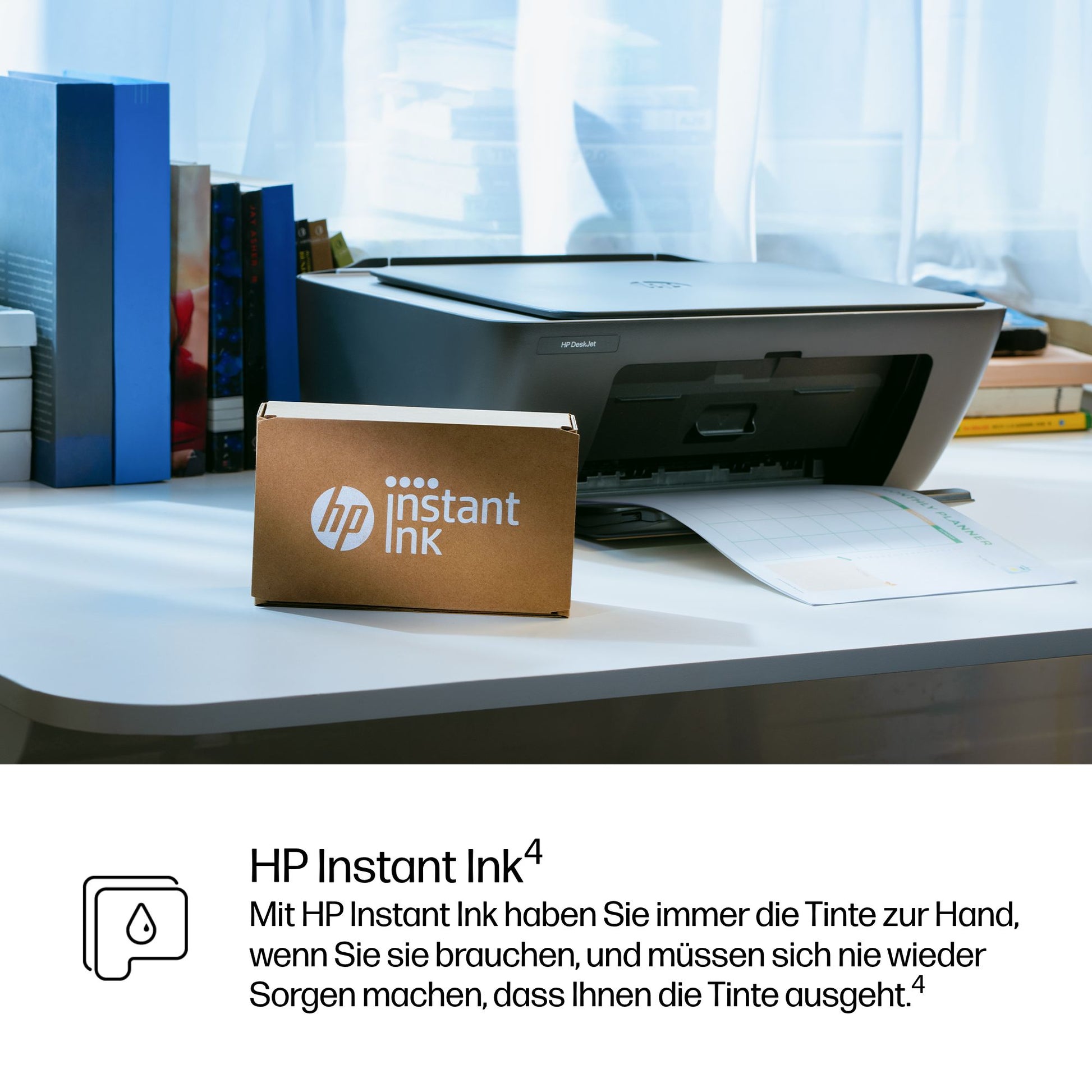 HP Deskjet 2910 Wireless – Farbtintenstrahl-Multifunktionsdrucker, A4, 3-in-1, Duplex, WLAN, AirPrint