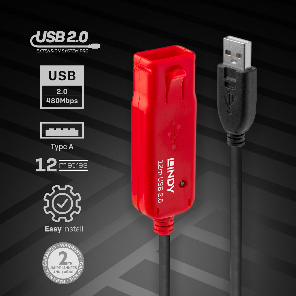 Lindy USB-Kabel, 30 m, USB 2.0