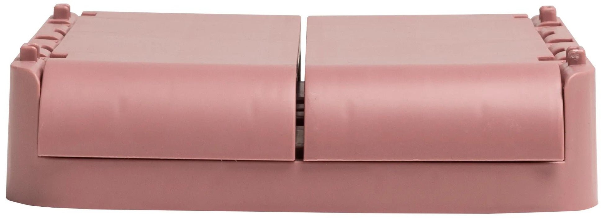 Exacompta Skandi Aufbewahrungsbox – für A6+, klappbar, altrosa, Polypropylen (PP), B 188 × H 95 × T 138 mm