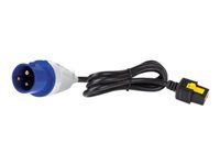 APC Netzkabel, IEC C19 auf IEC 309-1, verriegelbar