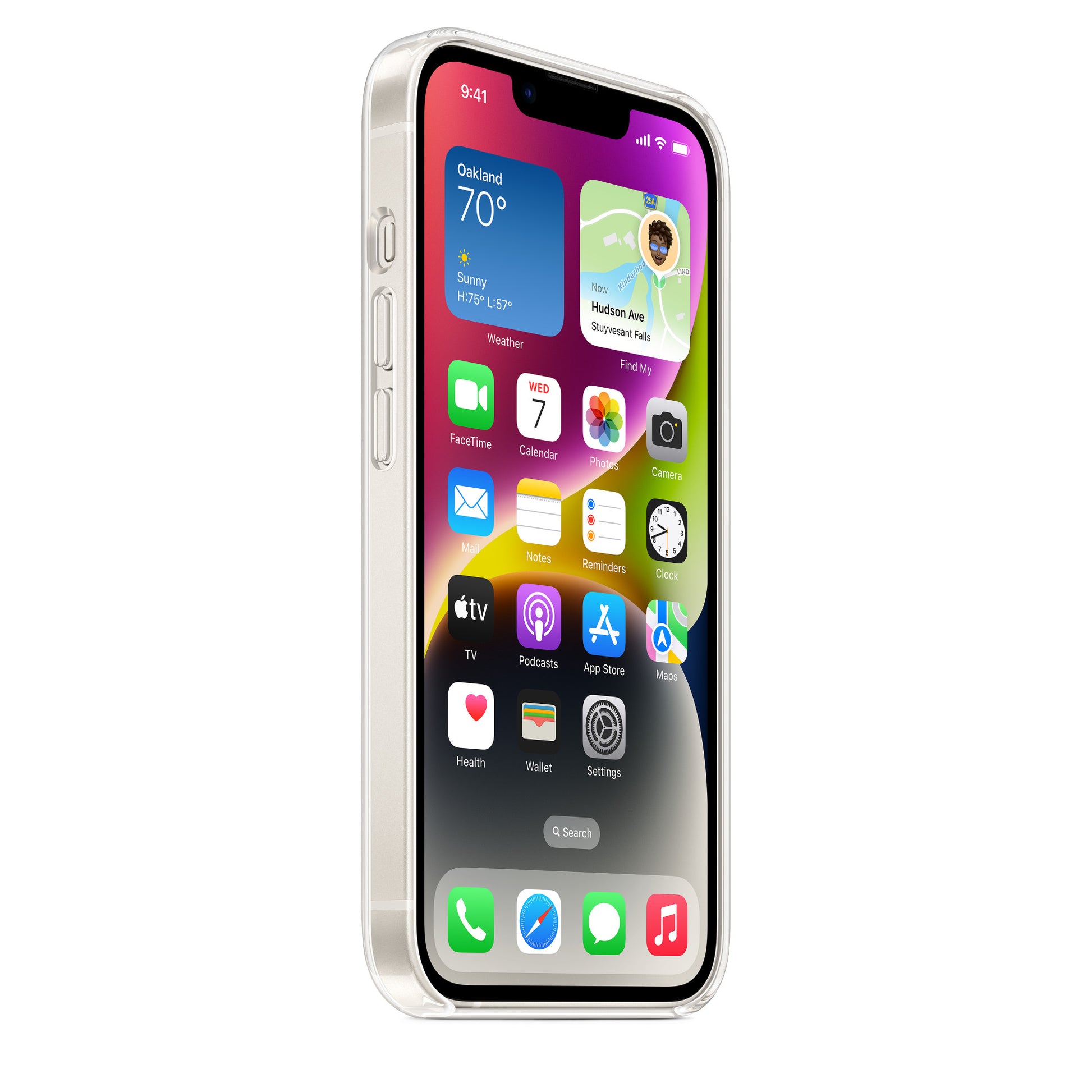 Apple Backcover – für Apple iPhone 14, MagSafe, PC, Transparent