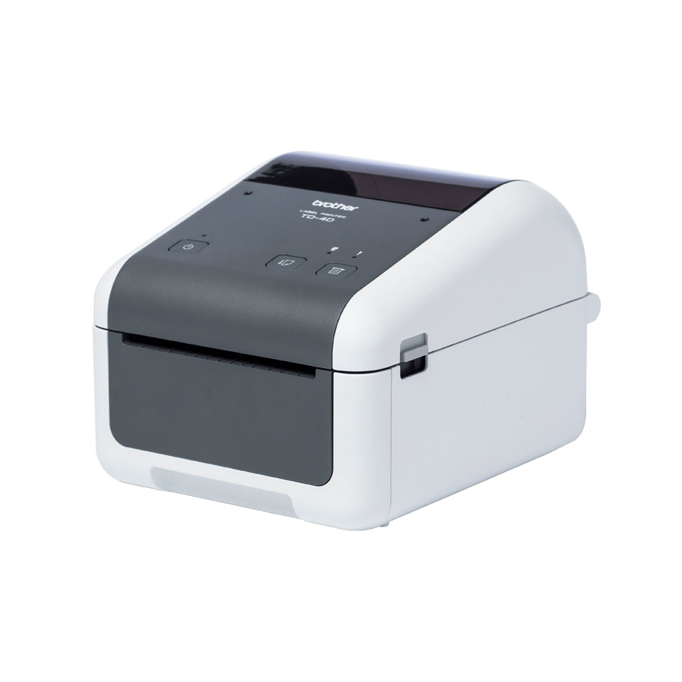 Brother TD-4210D – Etikettendrucker, Thermodirekt, 203 × 203 dpi, 203 mm/s, USB, für Etiketten bis 118 mm
