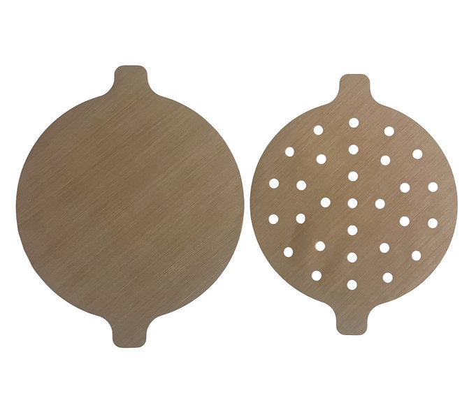 Ohmex Backpapier-Schalen für Air Fryer NS-24017-R – Ø 25,5 cm, 2 Stk.