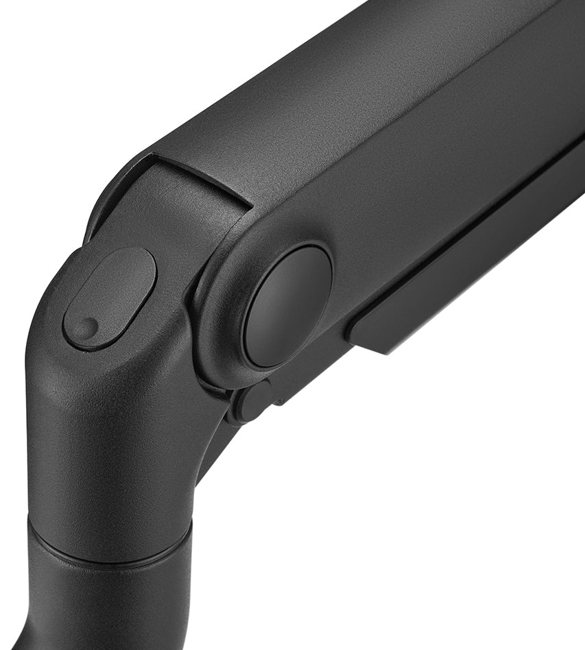 Neomounts DS75S-950BL2 – Tischhalterung, 2 Monitore, bis 27", VESA 75 × 75 mm, 8 kg, neigbar, schwarz