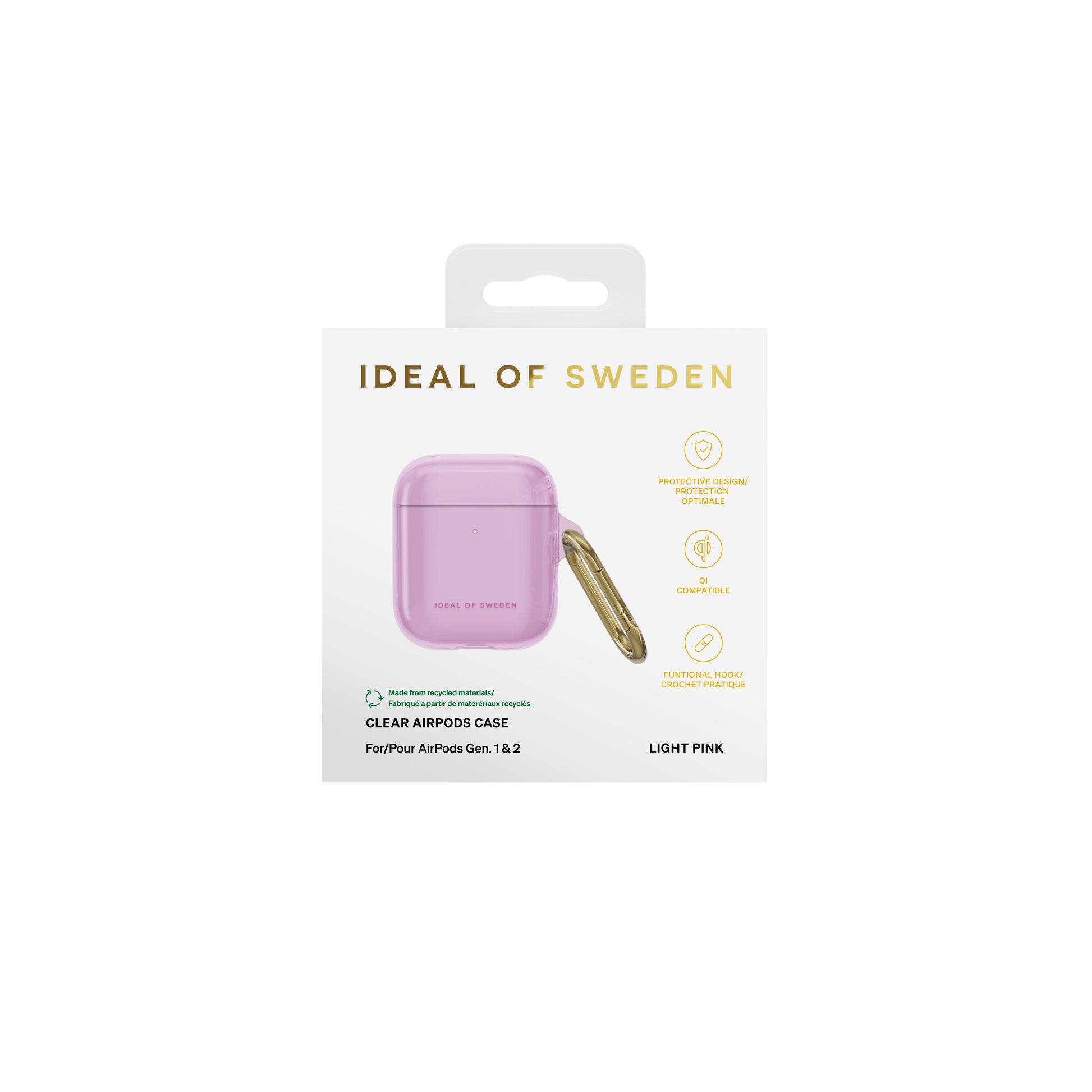 iDeal of Sweden IDCLAPC-512 – Schutzhülle für AirPods (1./2. Gen.), Pink