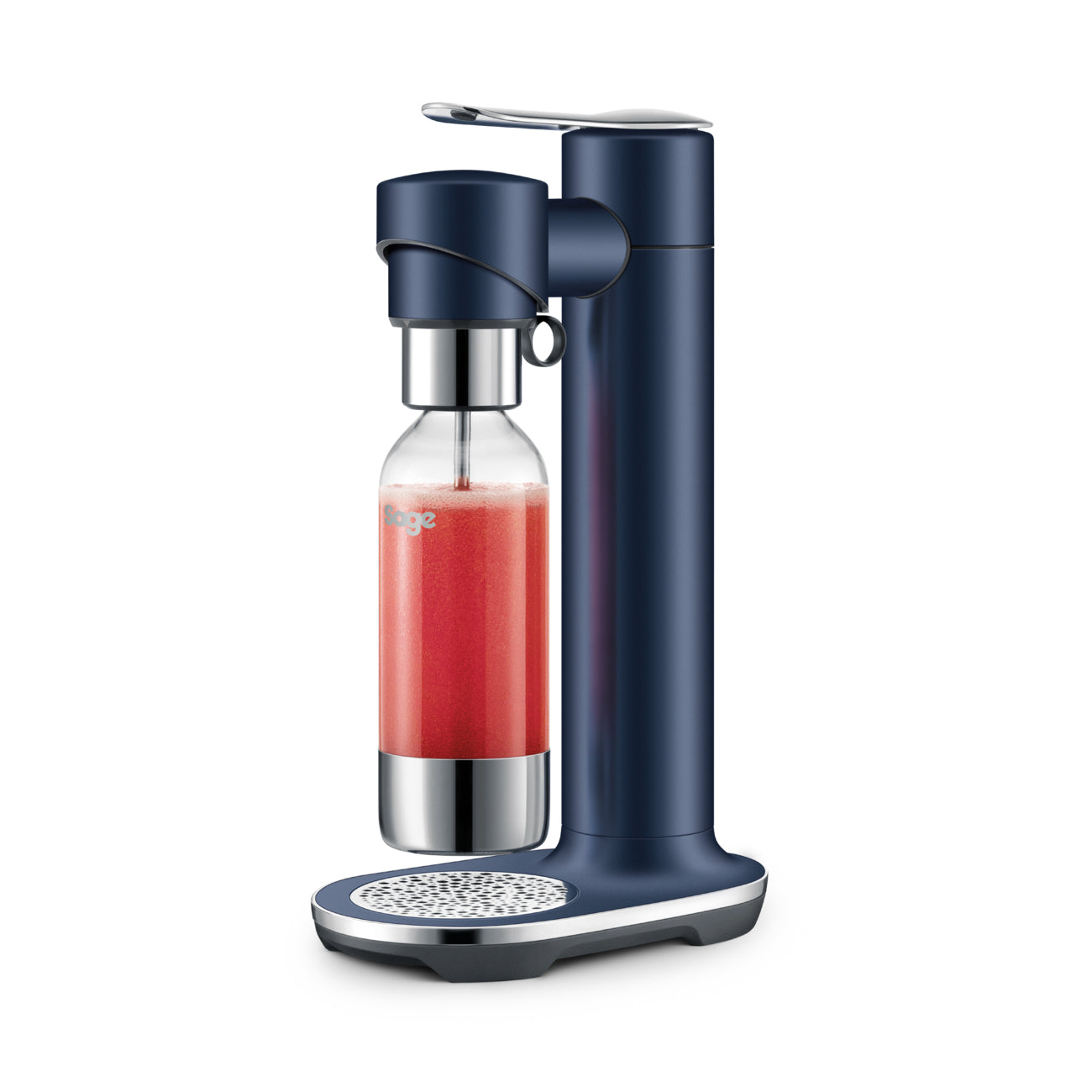 Sage Carbonator inFizz Wassersprudler – inkl. 1 Flasche (Kunststoff, 1 l), Blau