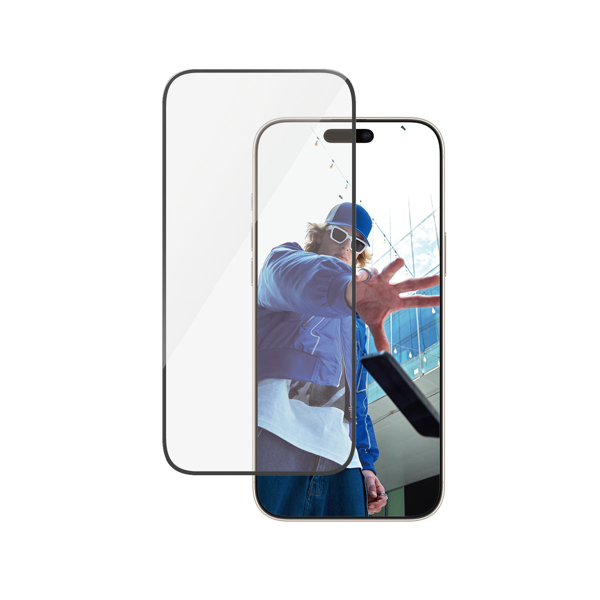 PanzerGlass Displayschutzglas Ultra-Wide Fit – für Apple iPhone 16 Pro Max, Nicht-reflektierend, Hartglas