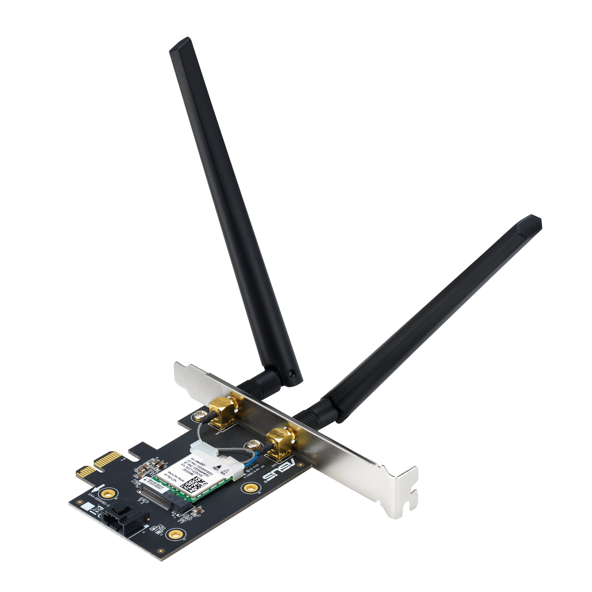 ASUS PCE-BE6500 – PCIe WLAN-Karte – Wi-Fi 7 (2,4/5/6 GHz), 2,9 Gbit/s, PCIe, Schwarz