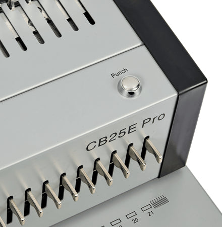 GBC CB25E Pro Bindegerät – Spiralbindung, 25 Blätter, Bindekapazität 500 Blätter
