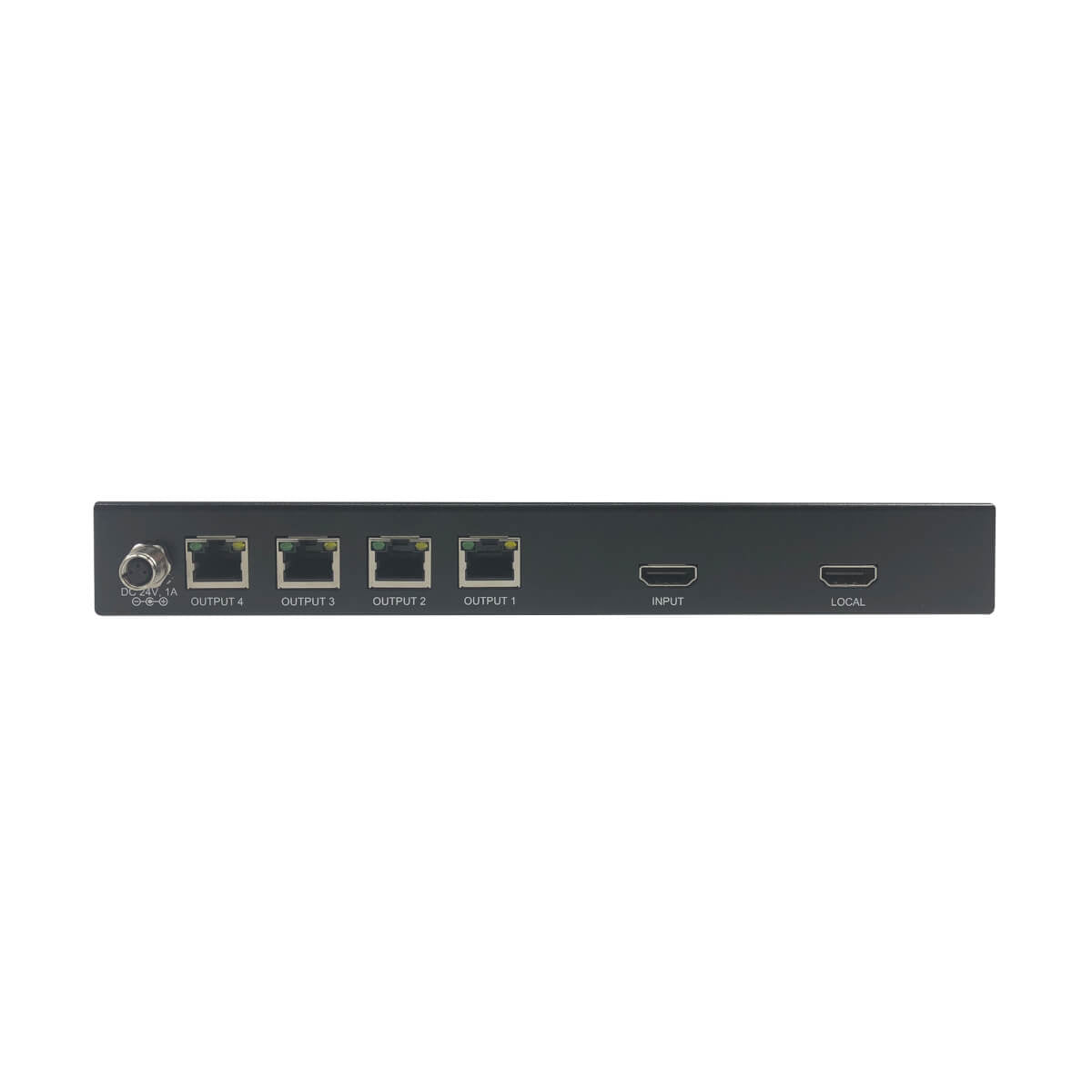 Tripp Lite B127M-004-H – AV-Repeater über Cat6, 1× HDMI Eingang, 4× RJ-45 Ausgang, 4K, 70 m, HDCP 1.4/2.2