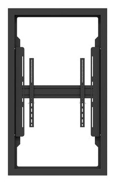 Hagor Display-Gehäuse – Hochformat, VESA 600×600 mm – für 65" Fernseher – Schwarz