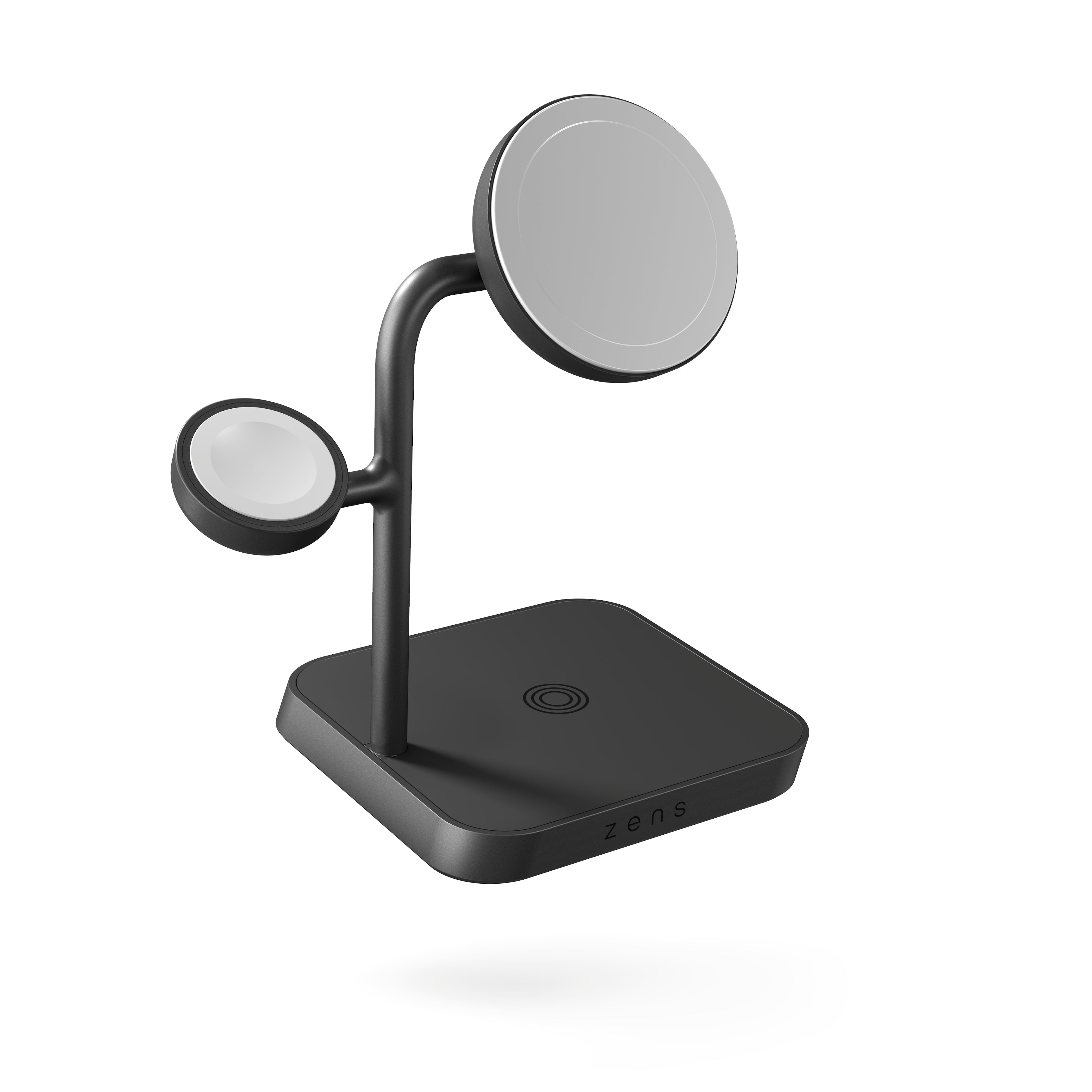 ZENS Ladestation (EU/UK/US) – 43 W, 1× USB-C, Qi, MagSafe, kabellos – für Kopfhörer, Smartphone, Smartwatch