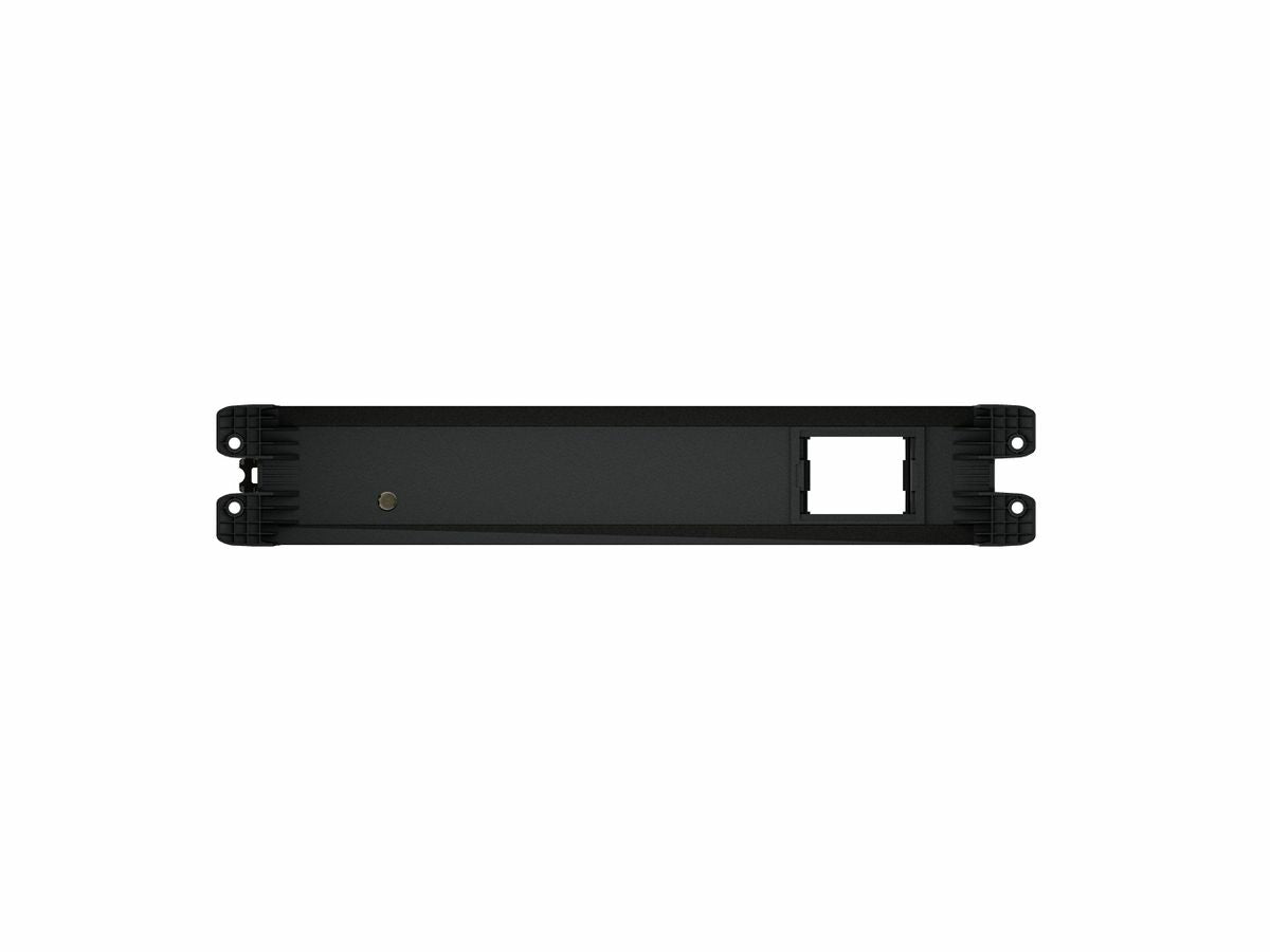 Max Hauri AG CUBO Tischsteckdosenleiste, 3×T13, Tisch/Bank, 328,4×54×54 mm – Schwarz