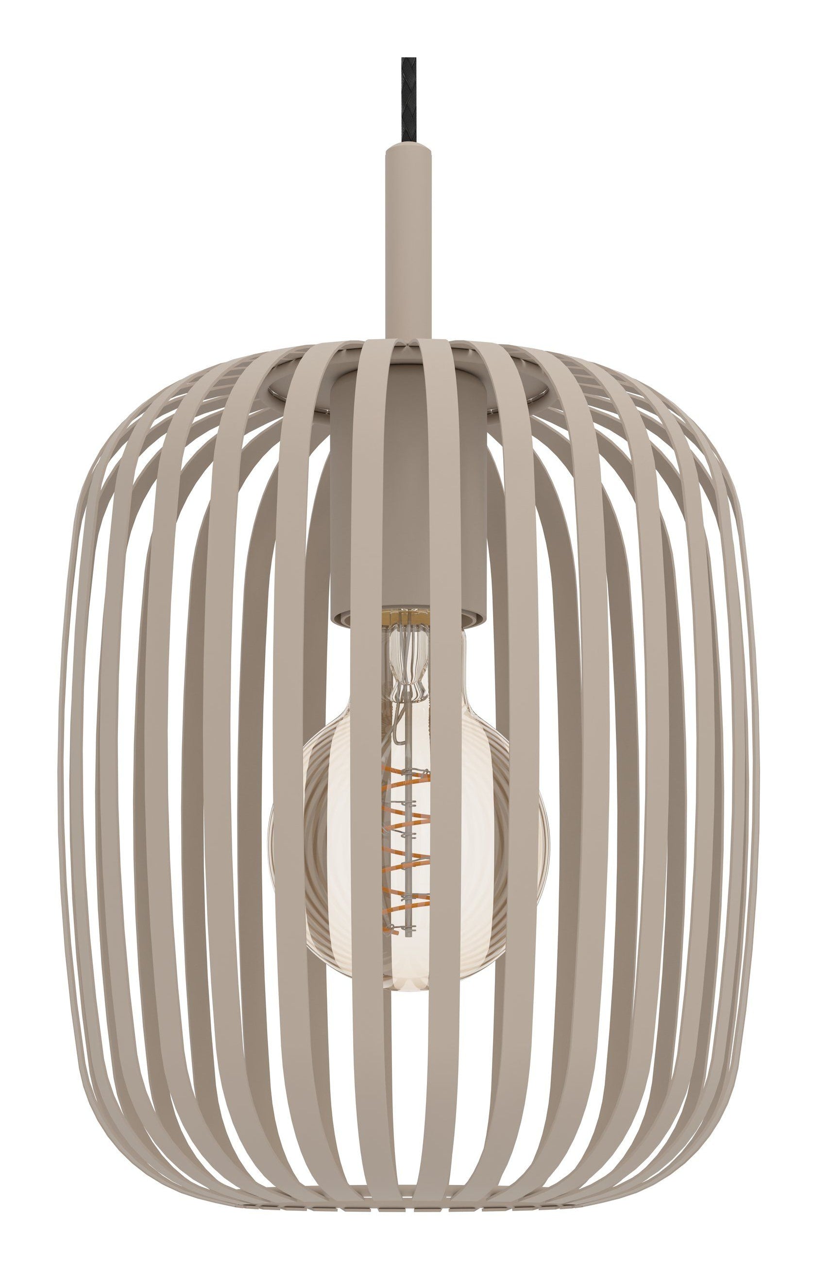 EGLO Pendelleuchte ROMAZZINA – Ø 50 × 200 cm, 200 W, nicht dimmbar, beige, exkl. E27