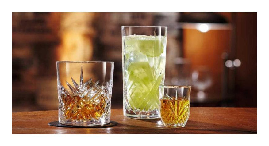 Arcoroc Trinkglas Broadway – 6er Set, 350 ml, Ø 7,3 cm, H 14,7 cm, Kristallglas, spülmaschinenfest