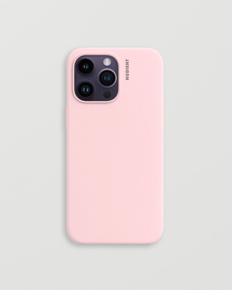 Nudient – Backcover – für Apple iPhone 14 Pro Max – rosa – Silikon