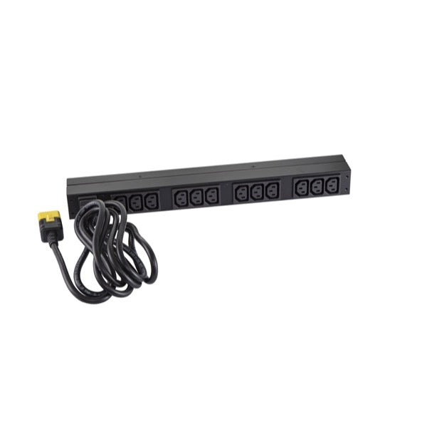 APC Rack-PDU Basic, einphasig, 12× IEC C13, 16 A, Stecker IEC C20, 1U horizontal, 3,7 kW