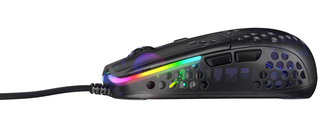 CHERRY XTRFY MZ1 – Gaming-Maus – Kabelgebunden (USB‑A), 16000 DPI, RGB-Beleuchtung, beidhändig, Schwarz