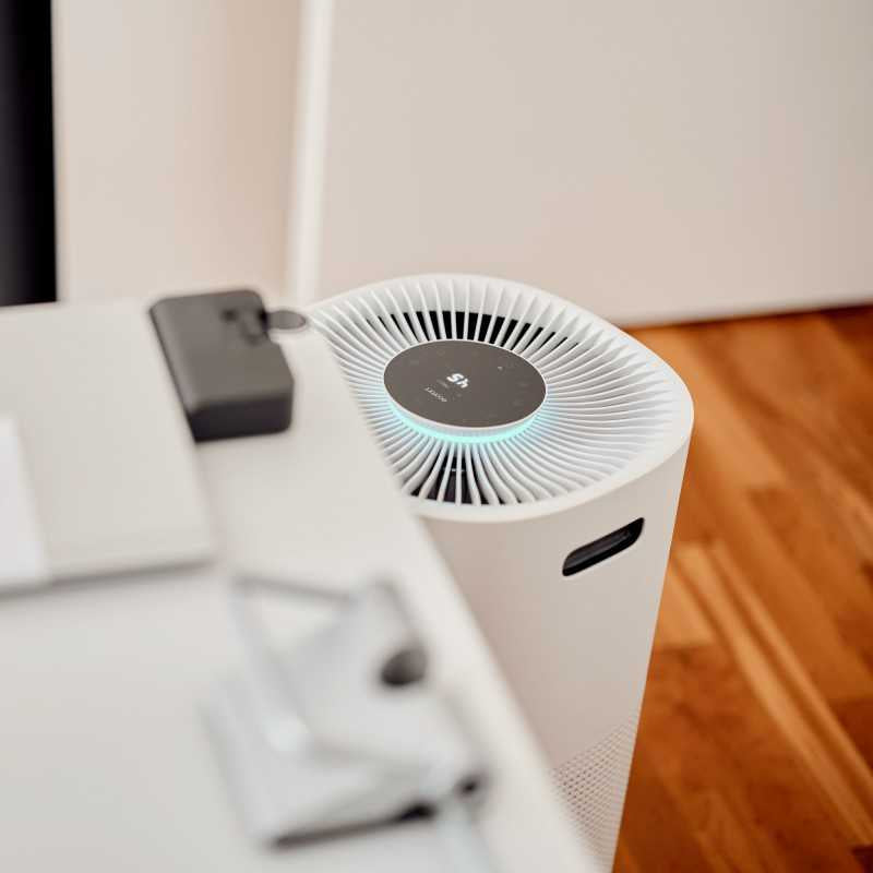 Ecofort Luftreiniger ecoQ CleanAir 600+ – CADR 680 m³/h, bis 130 m², HEPA 13, WLAN, App-Steuerung, 56 dB