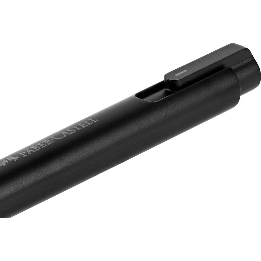 Faber-Castell Radierstift Precision 185610 – für Blei- & Farbstifte, nachfüllbar, schwarz, 1 Stk.