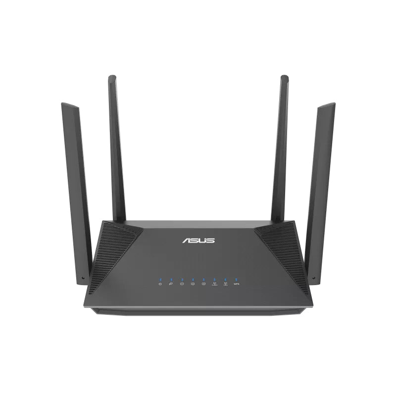ASUS RT-AX52 – Wi-Fi 6 Router, Dual-Band (2,4/5 GHz), AX1800, 4× GbE, Schwarz